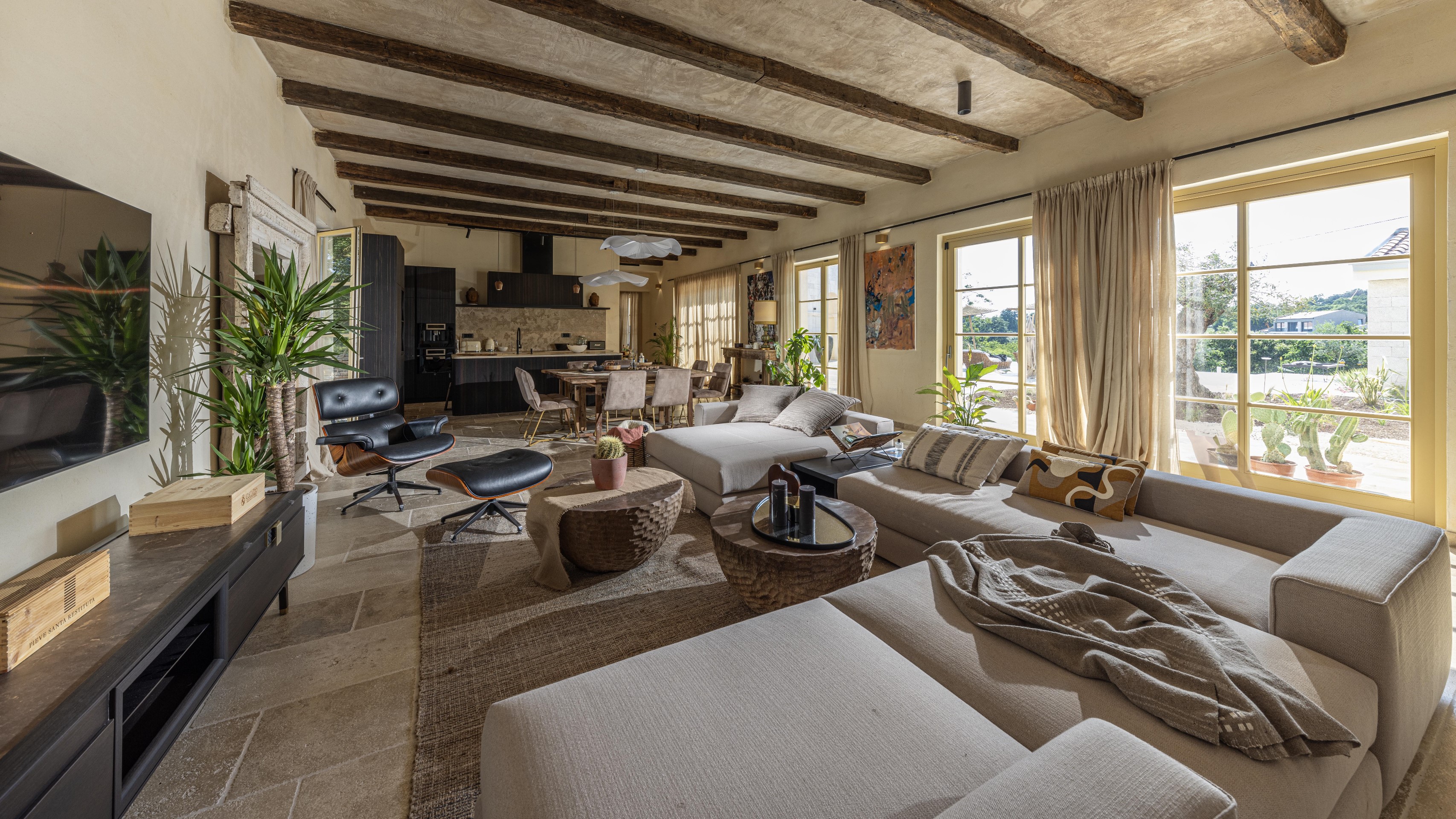 Croatia long weekend Valentine’s Day - Villa Calvia living area