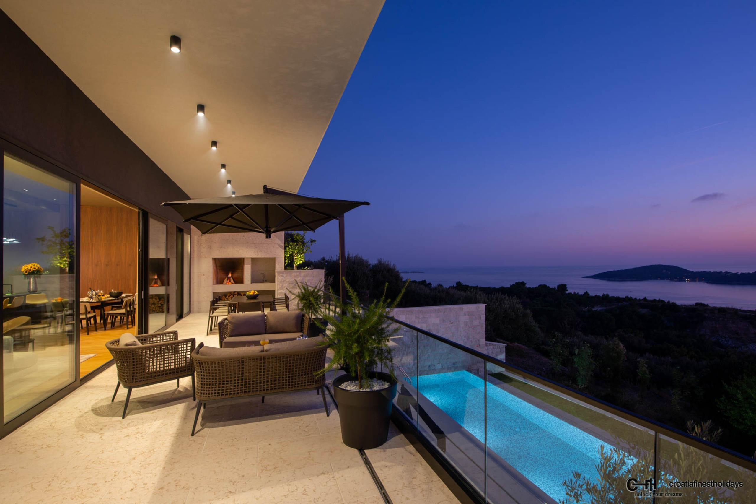 Luxury Villa with sea view near Dubrovnik