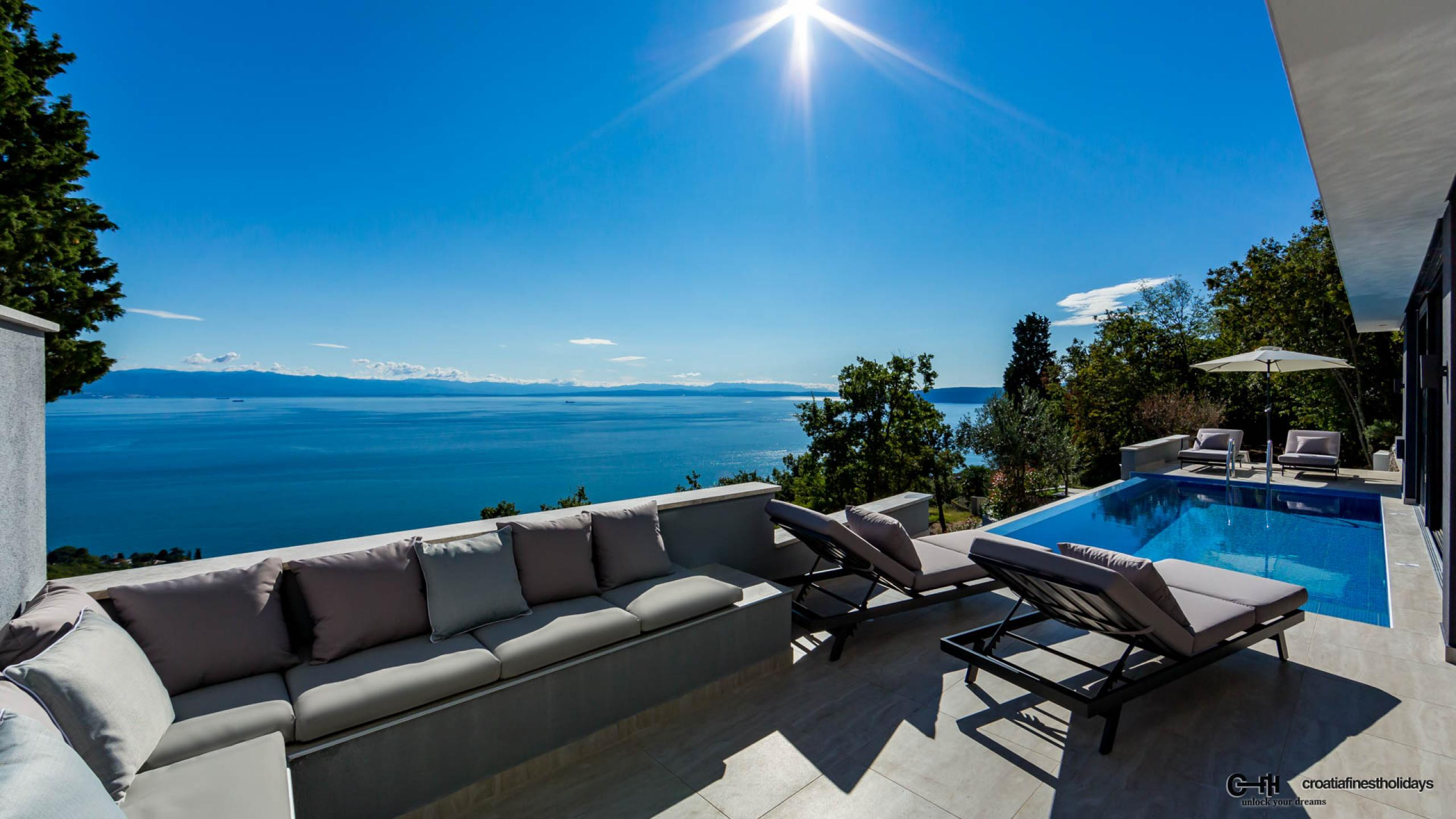 Discover paradise at Villa Starlight in Medveja, Kvarner bay, Croatia