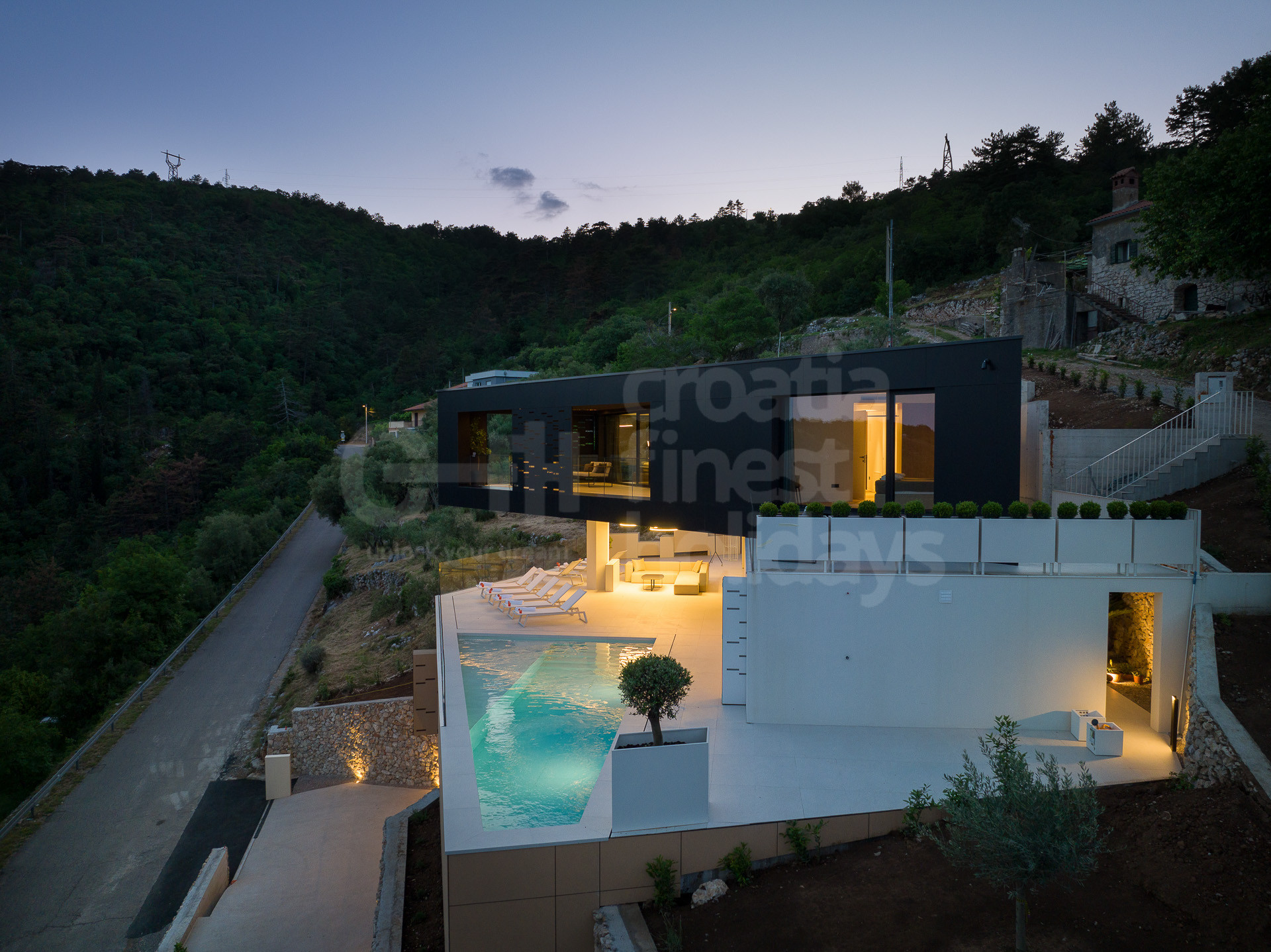 Villa Omega Wellness Oasis  by Croatia Finest Holidays - modern villa with wellness, pool, jacuzzi, sauna in Istra