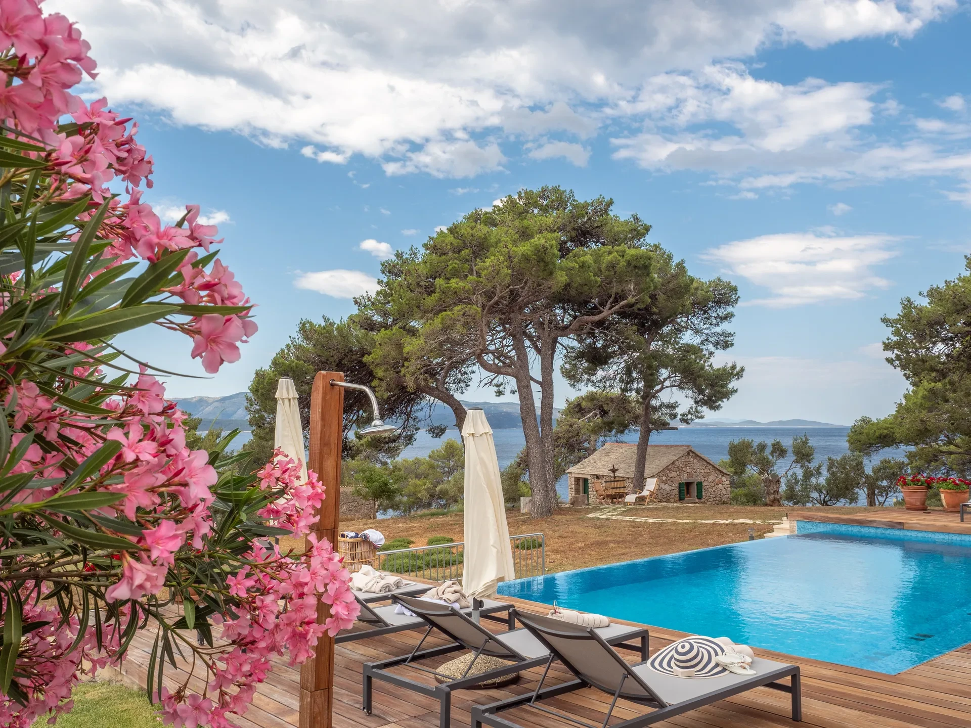 Villa Beachfront Oasis by Croatia Finest Holidays - villa with private property and swimming pool by the beach on island Brac