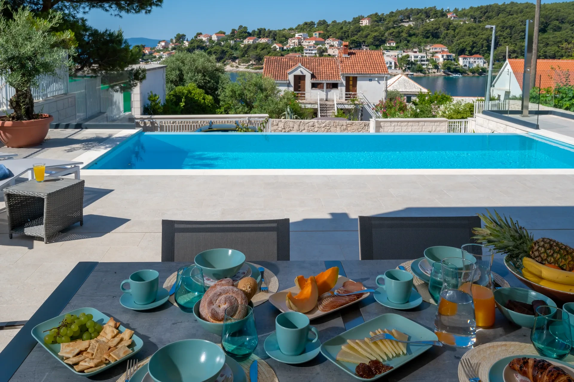 Villa Blu by Croatia Finest Holidays - modern villa with outdoor swimming pool on island Brac