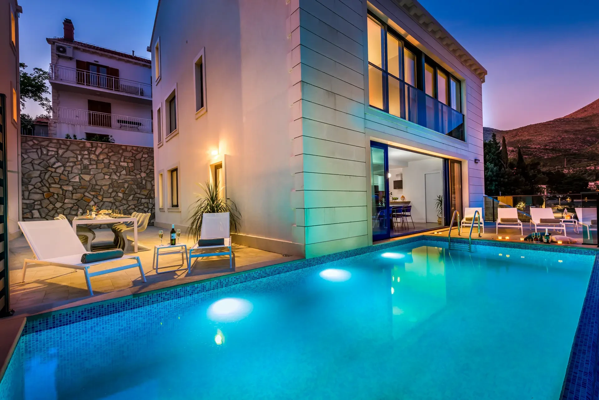 Villa Demoiselle by Croatia Finest Holidays - modern villa by the sea with pool near Dubrovnik