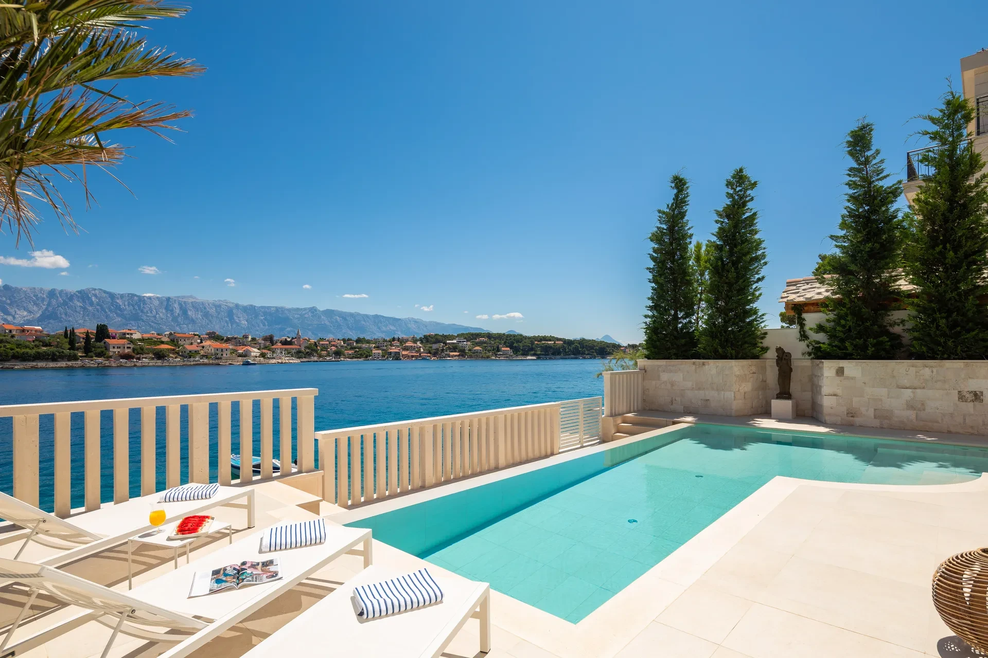 Villa Dorida by Croatia Finest Holidays - waterfront luxury villa with swimming pool and SPA on island Brac