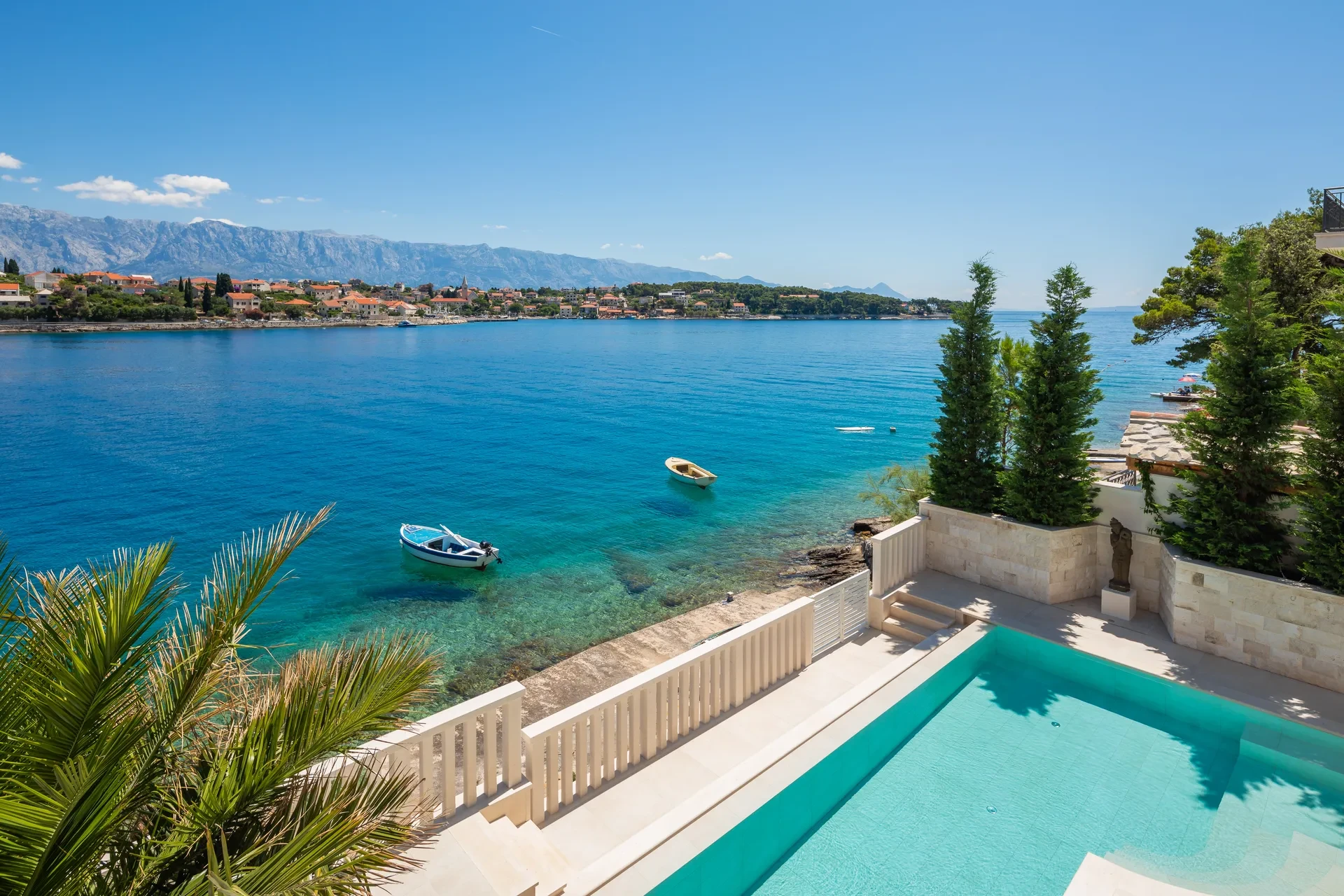 Villa Dorida by Croatia Finest Holidays - waterfront luxury villa with swimming pool and SPA on island Brac