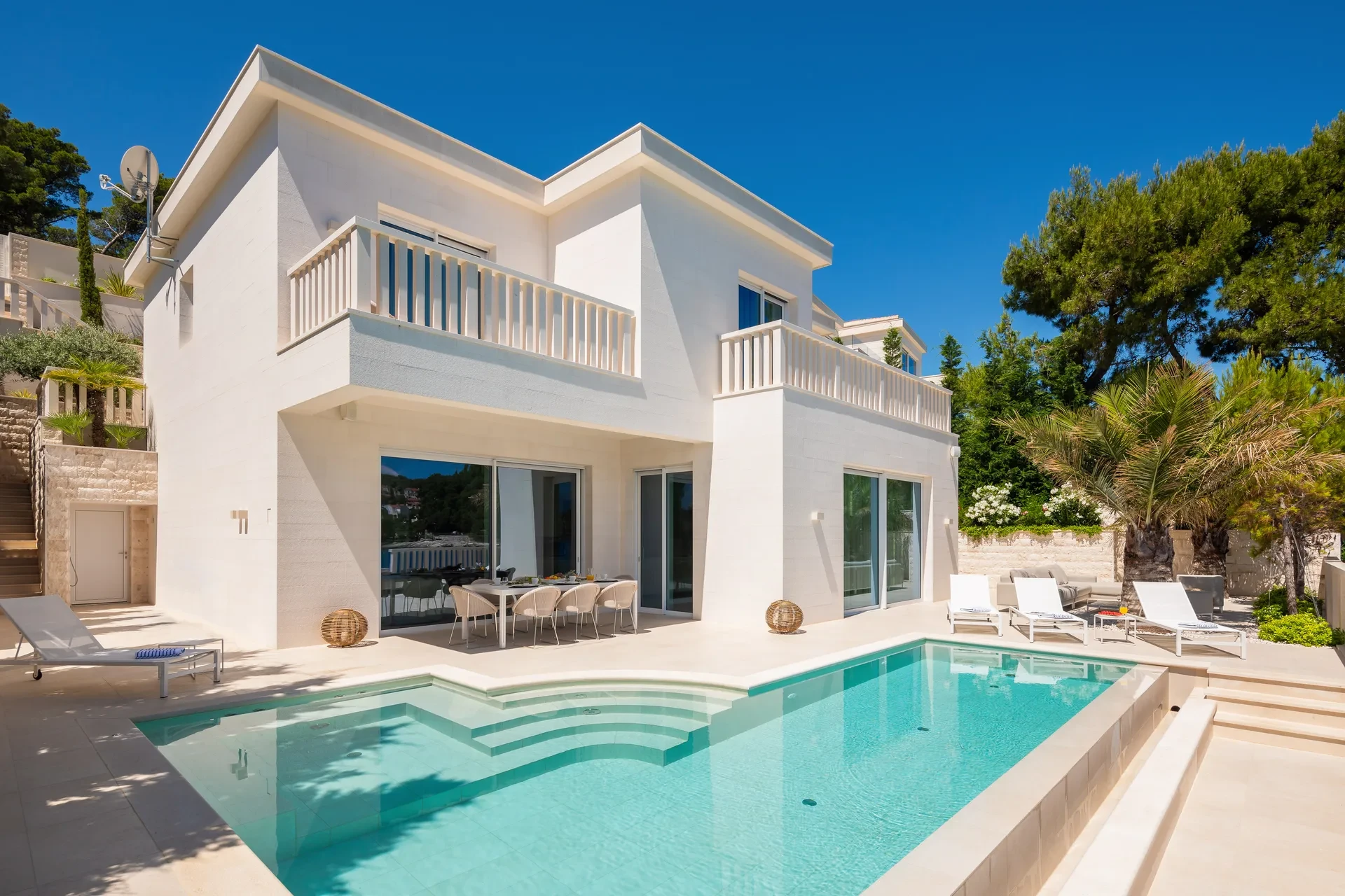 Villa Dorida by Croatia Finest Holidays - waterfront luxury villa with swimming pool and SPA on island Brac