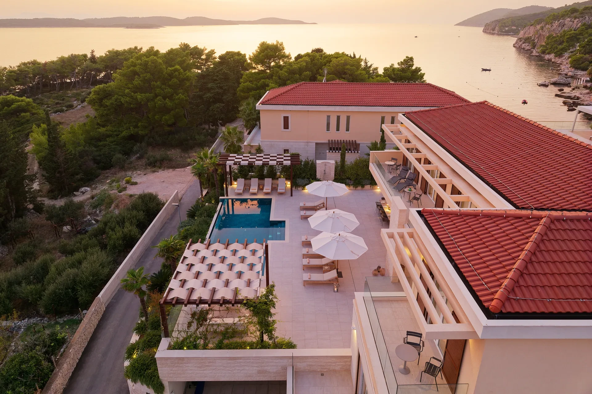 Villa Eternal Hvar East by Croatia Finest Holidays – luxury villa with swimming pool, gym and sauna by the sea – island Hvar