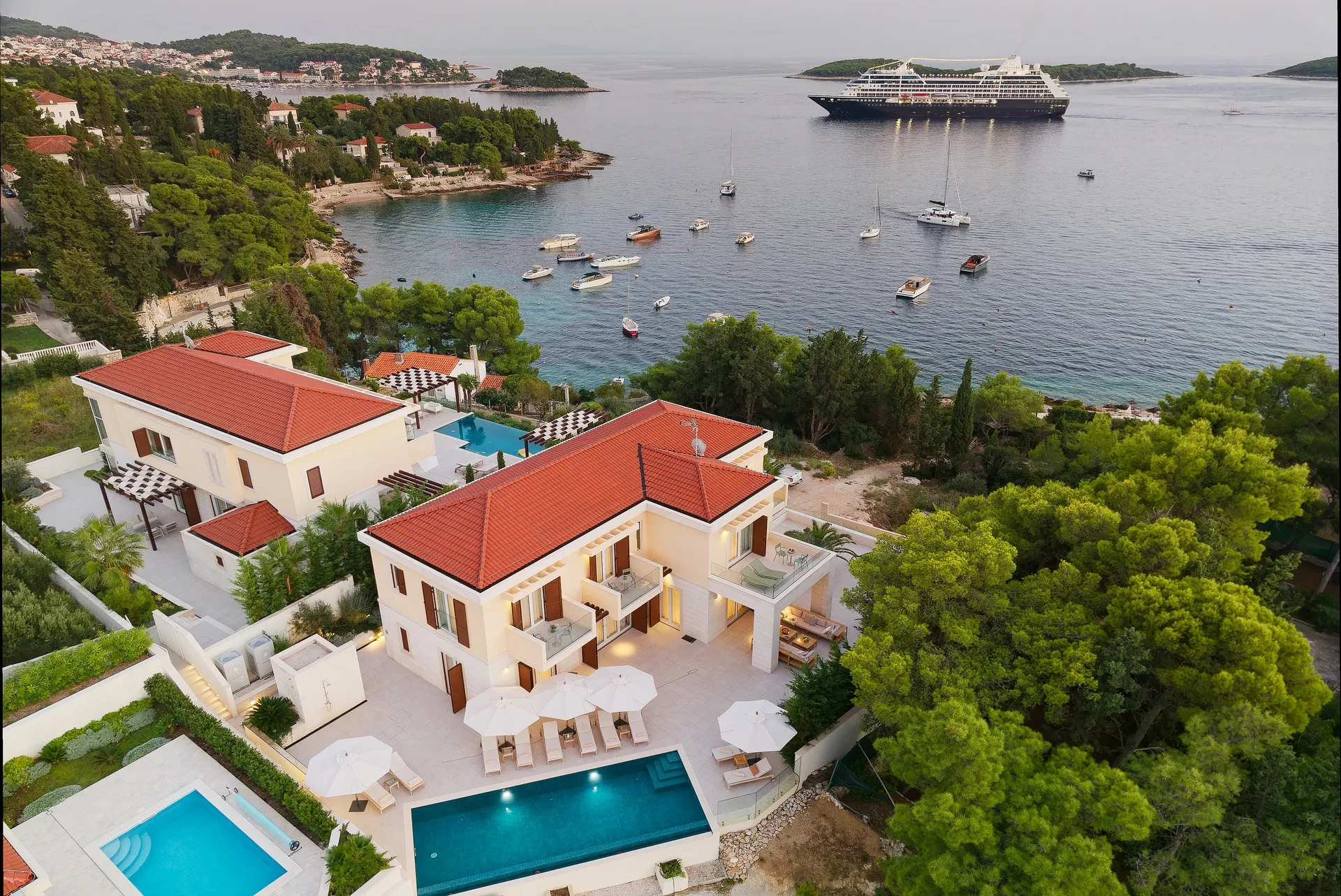 Villa Eternal Hvar West by Croatia Finest Holidays – luxury villa with swimming pool, gaym and sauna by the sea – island Hvar