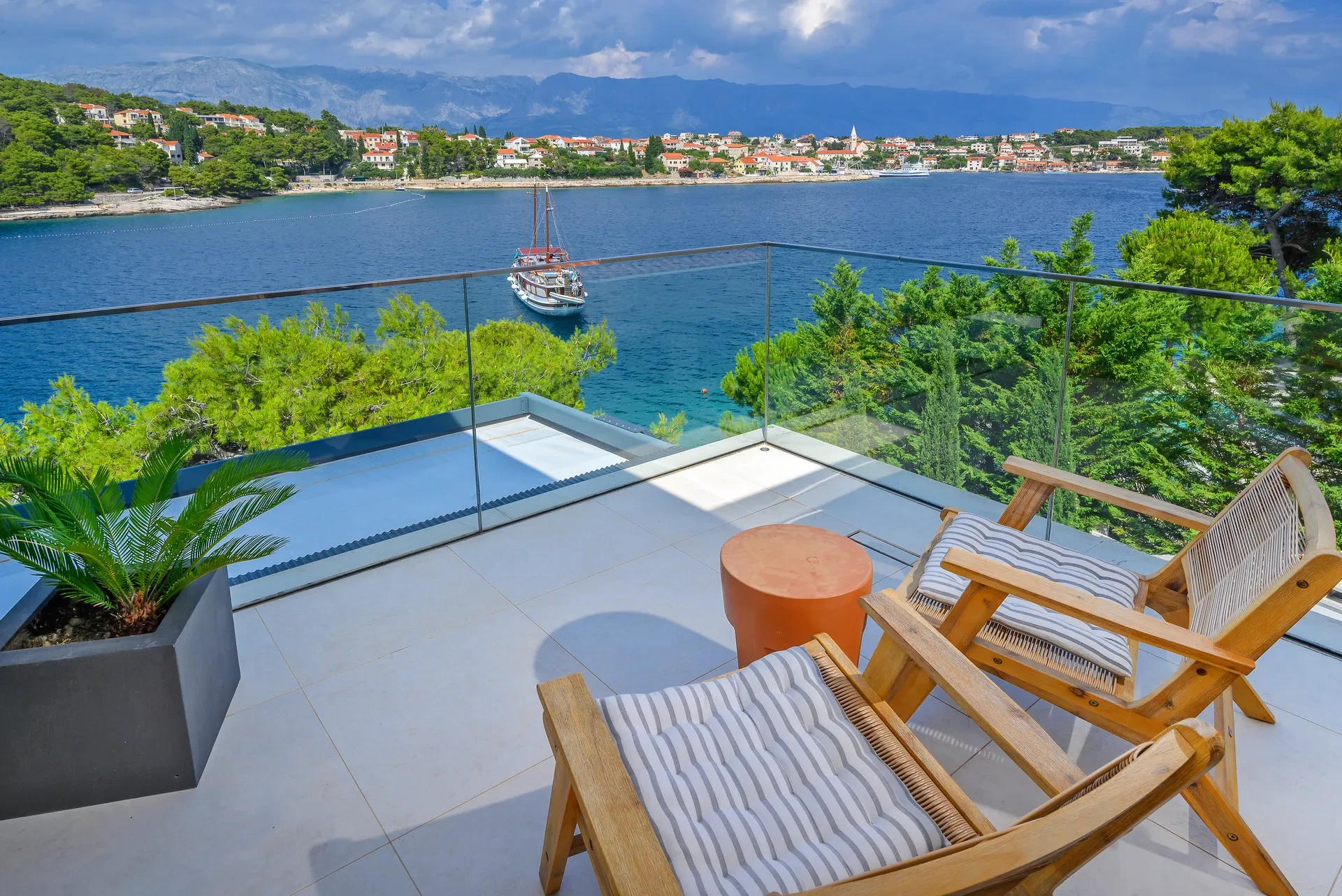 Villa La Cream by Croatia Finest Holidays - waterfront luxury villa with mooring, swimming pool and wellness area on island Brac