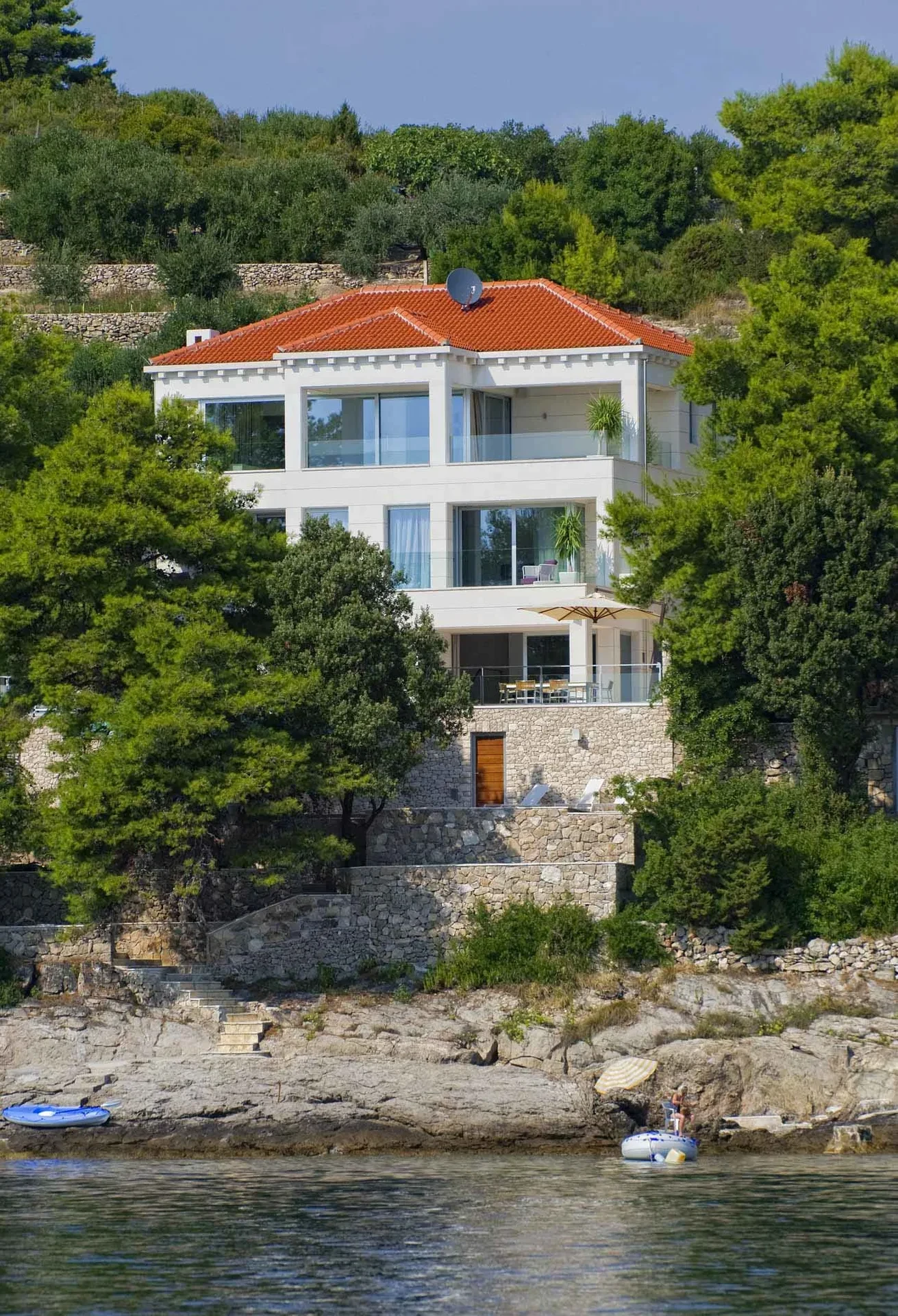 Villa Leise Exclusive by Croatia Finest Holidays - waterfront luxury villa with heated swimming pool on Brac