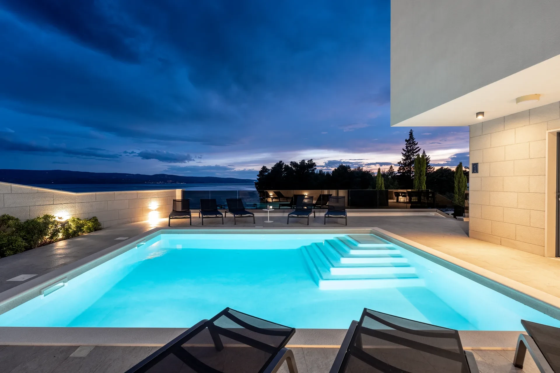 Villa Mirabela by Croatia Finest Holidays - waterfront luxury villa with outdoor swimming pool in Omis near Split