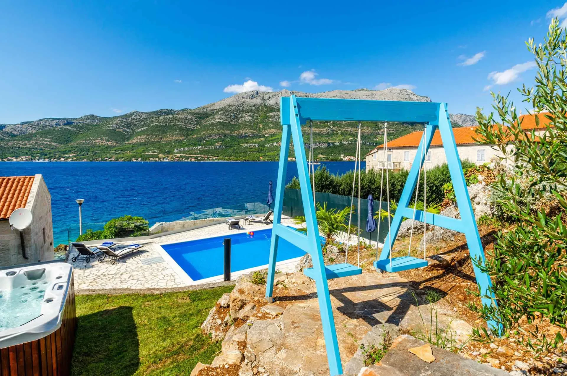 Villa Mystery Korcula by Croatia Finest Holidays - waterfront luxury villa with swimming pool and gym on Korcula