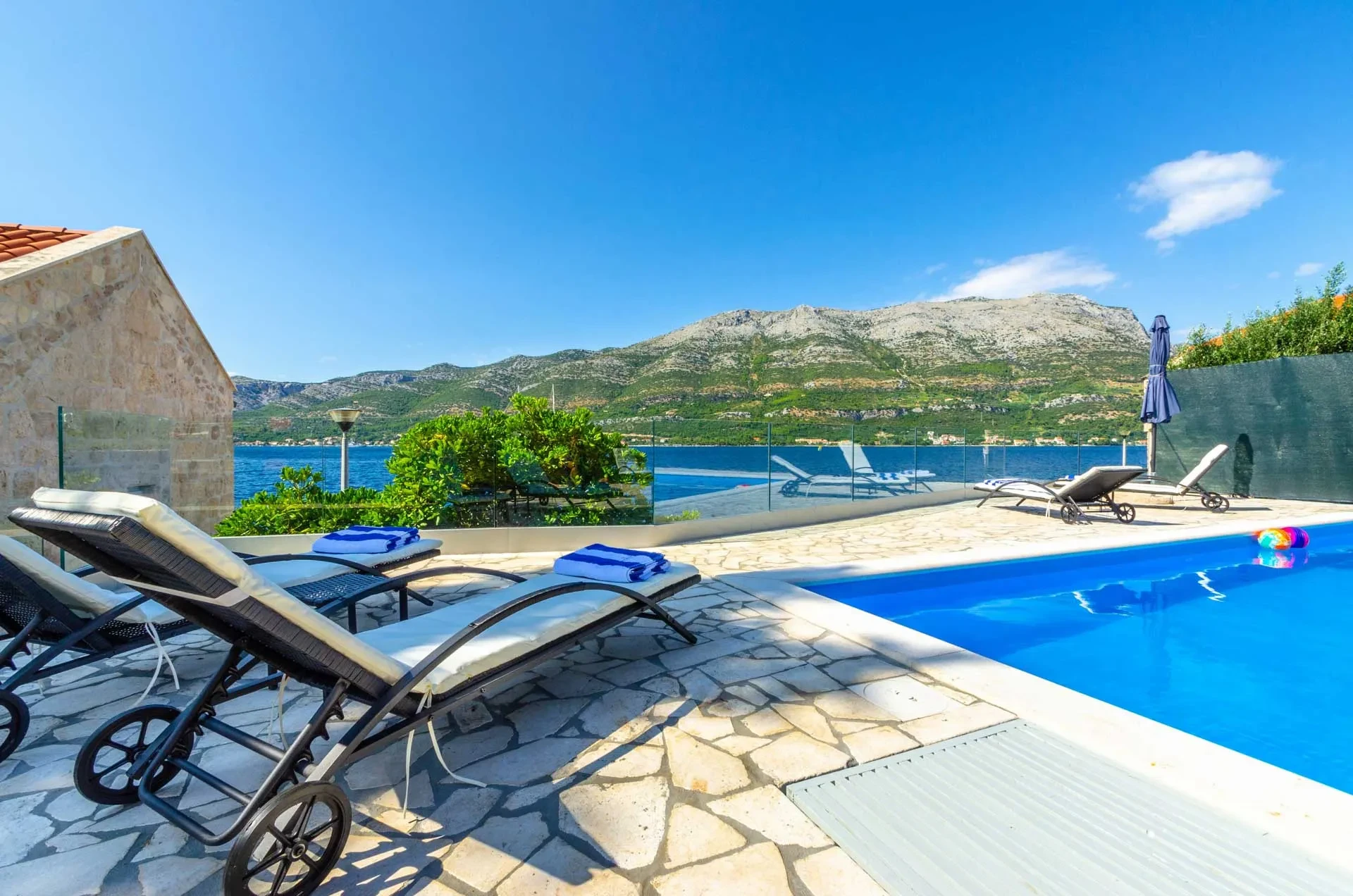 Villa Mystery Korcula by Croatia Finest Holidays - waterfront luxury villa with swimming pool and gym on Korcula