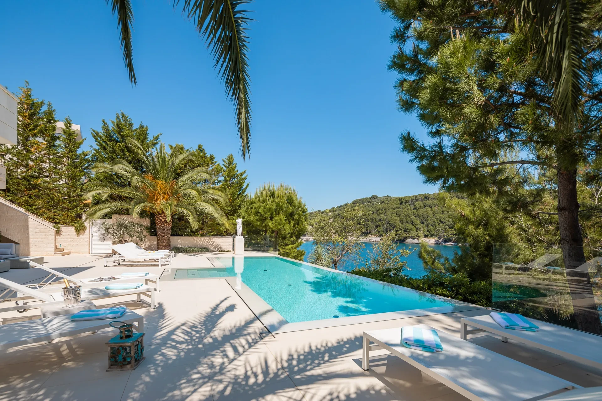 Villa Neptun by Croatia Finest Holidays - waterfront luxury villa with swimming pool on island Brac