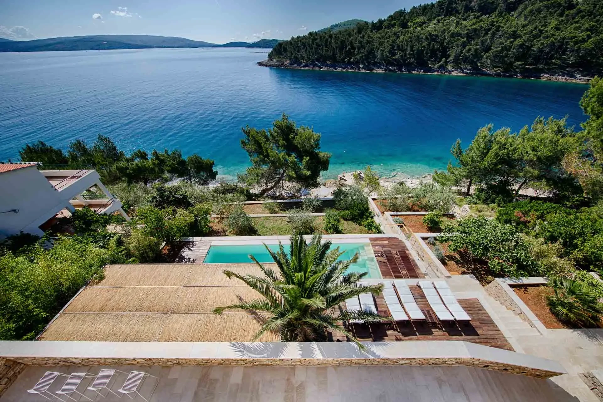 Villa Olynta by Croatia Finest Holidays - waterfront luxury villa with swimming pool on island Solta