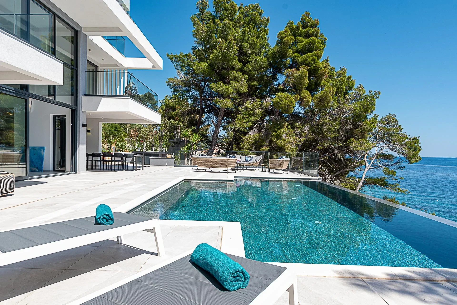 Villa S by Croatia Finest Holidays - waterfront luxury villa with outdoor swimming pool and fitness