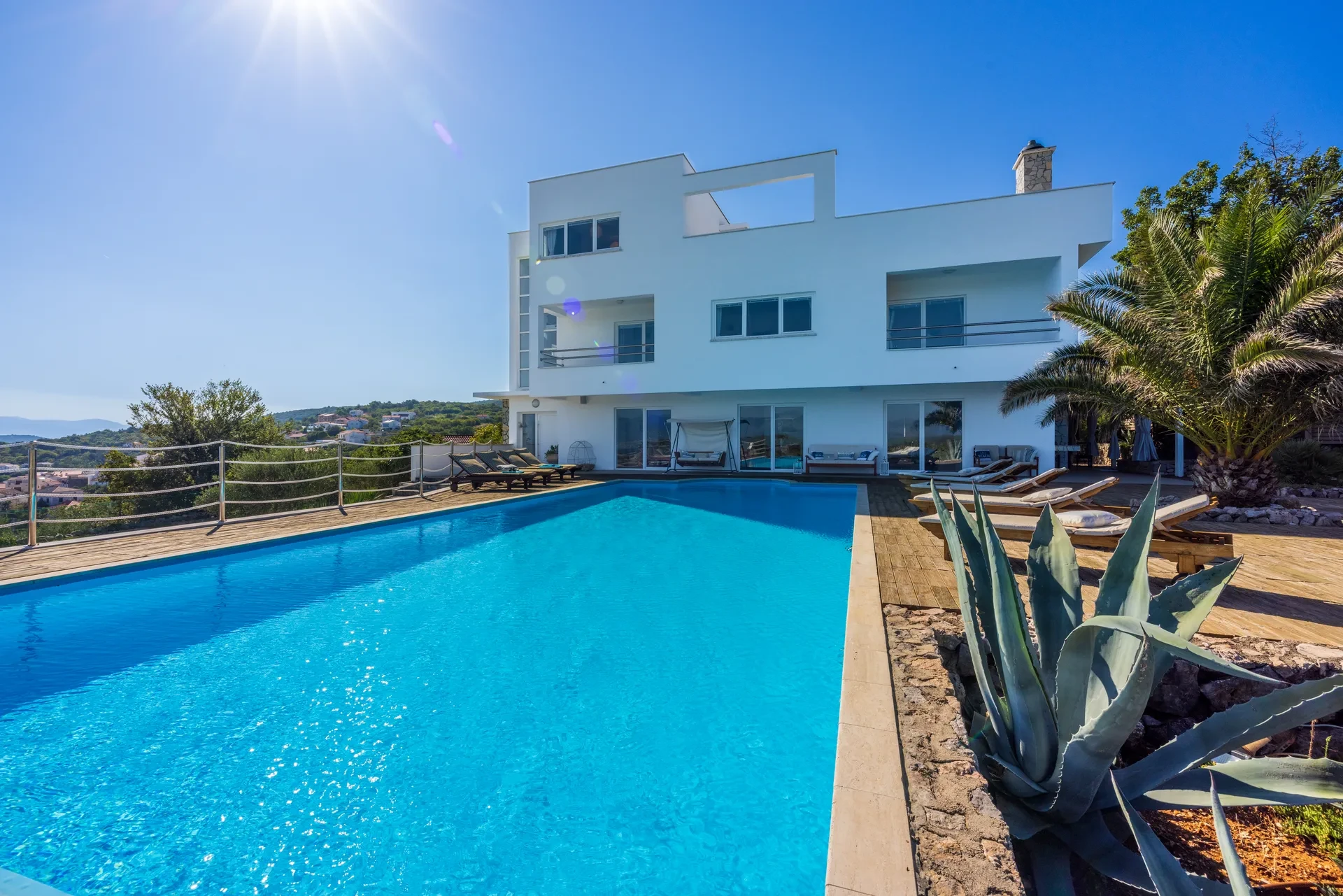 Villa Verbanicum by Croatia Finest Holidays - luxury villa with outdoor swimming pool and wellness on island Krk