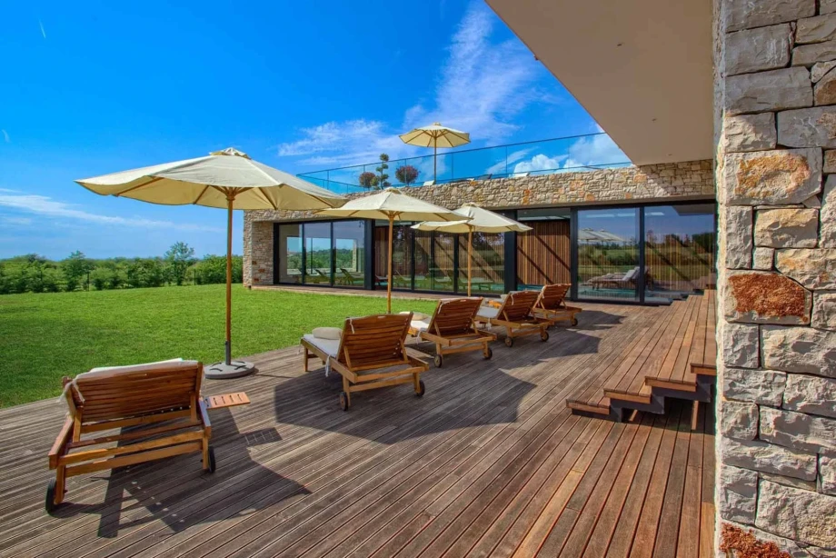 Villa Yellow Tree in Istra by Croatia Finest Holidays - luxury Villa Yellow Tree with indoor pool in countryside