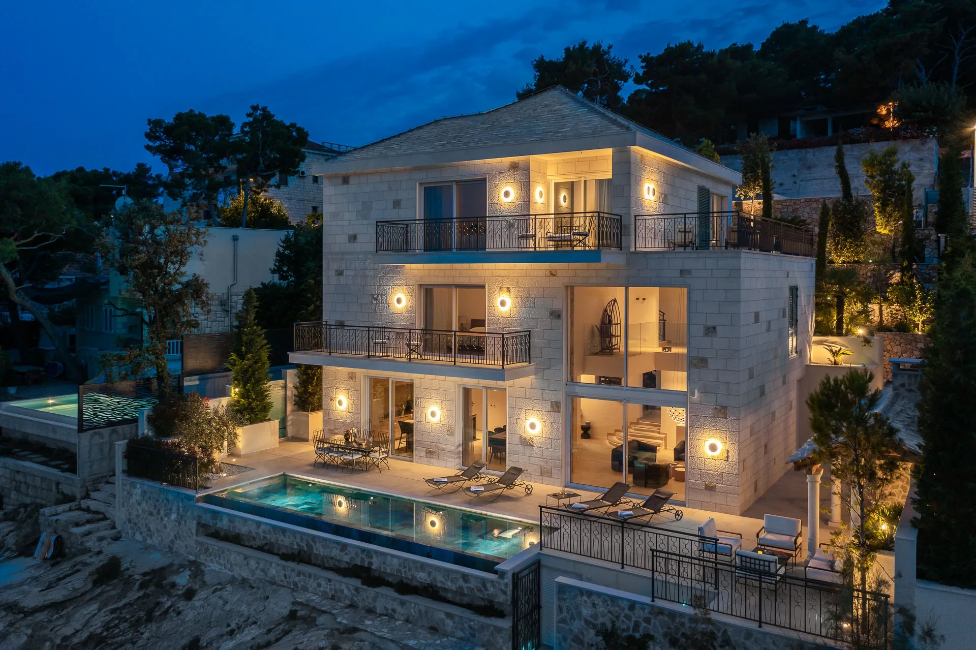 Villa Heda by Croatia Finest Holidays - waterfront luxury villa with swimming pool and SPA on island Brac