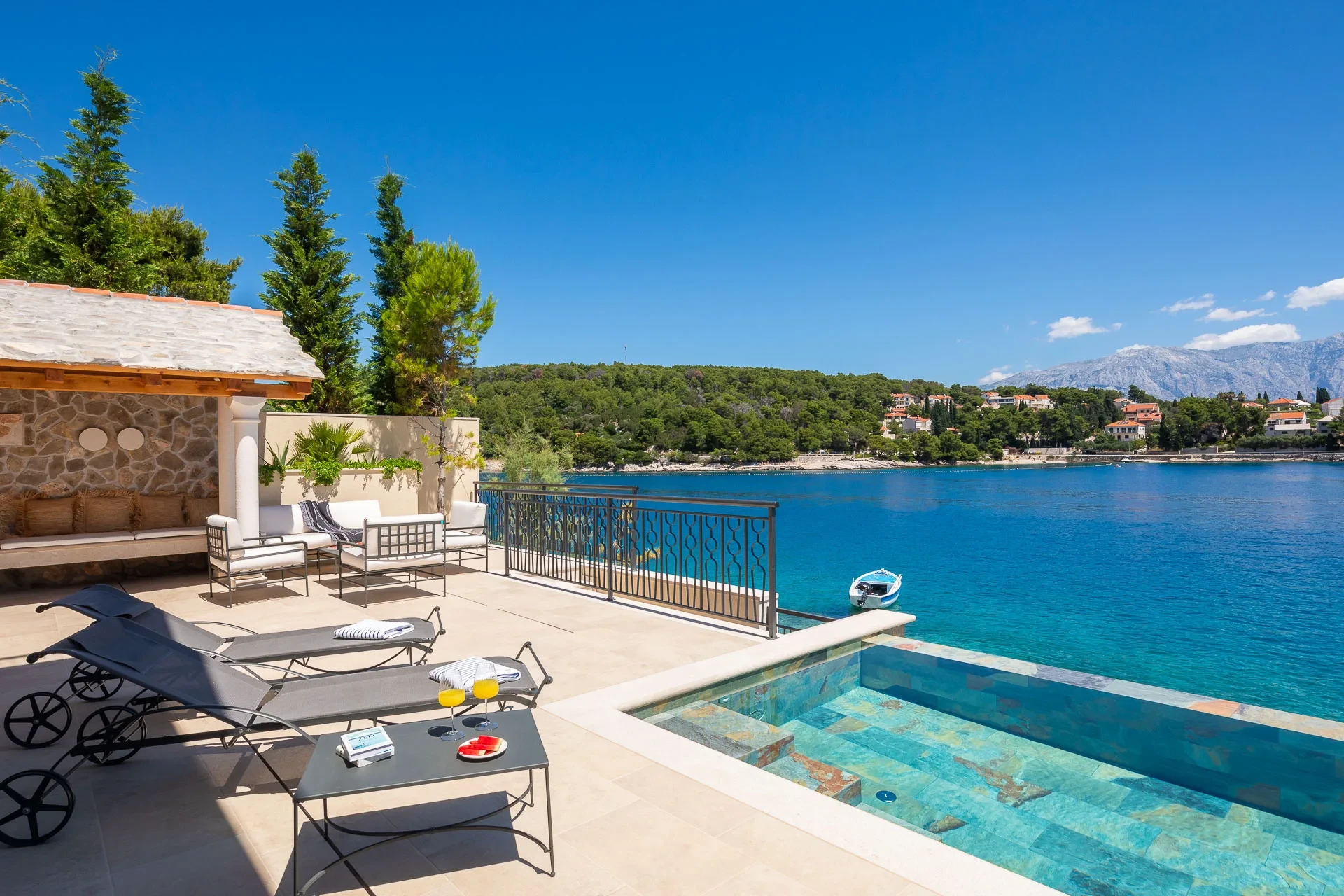 Villa Heda by Croatia Finest Holidays - waterfront luxury villa with swimming pool and SPA on island Brac