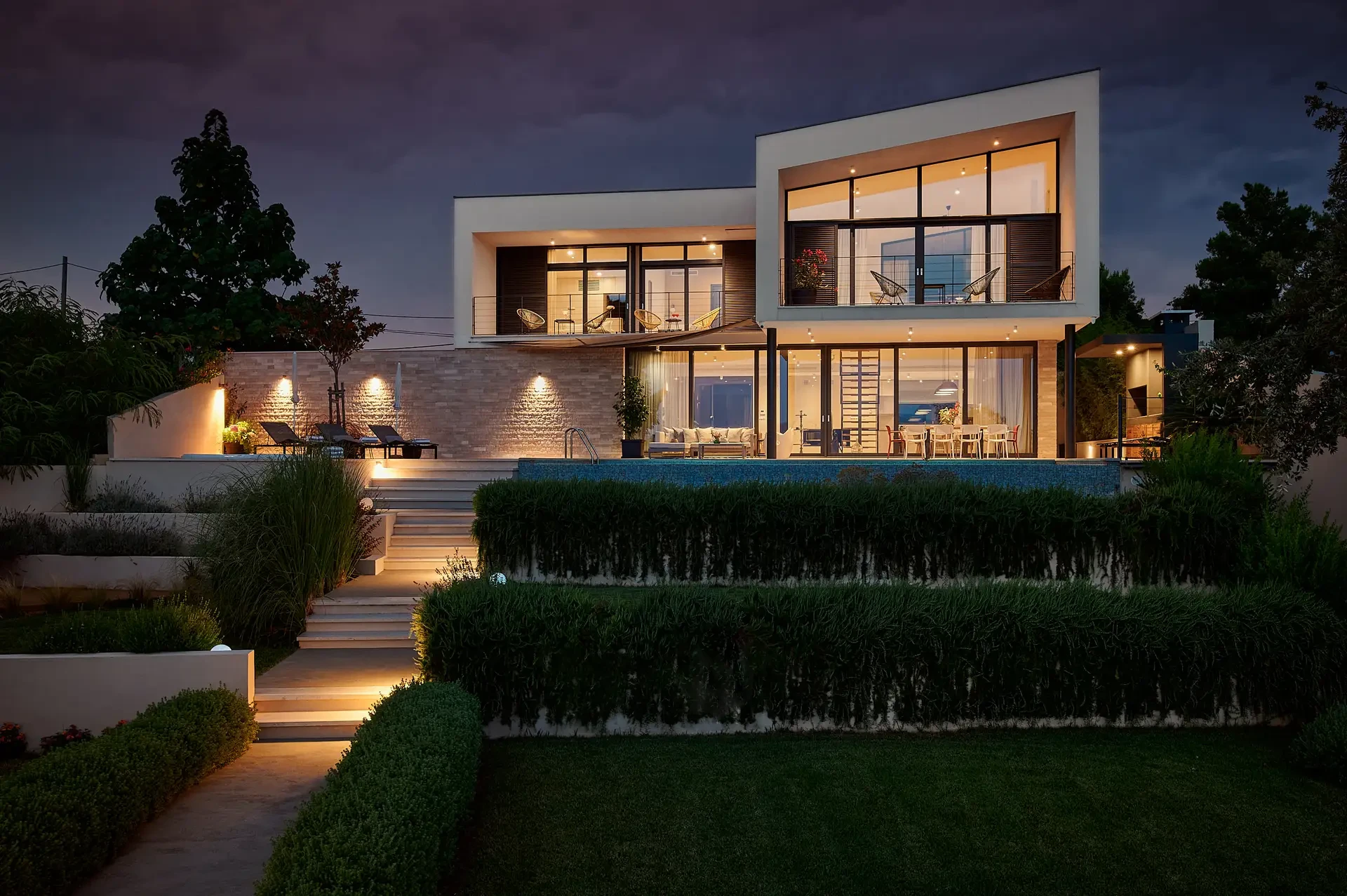 Seafront Villa Katina Residence with pool