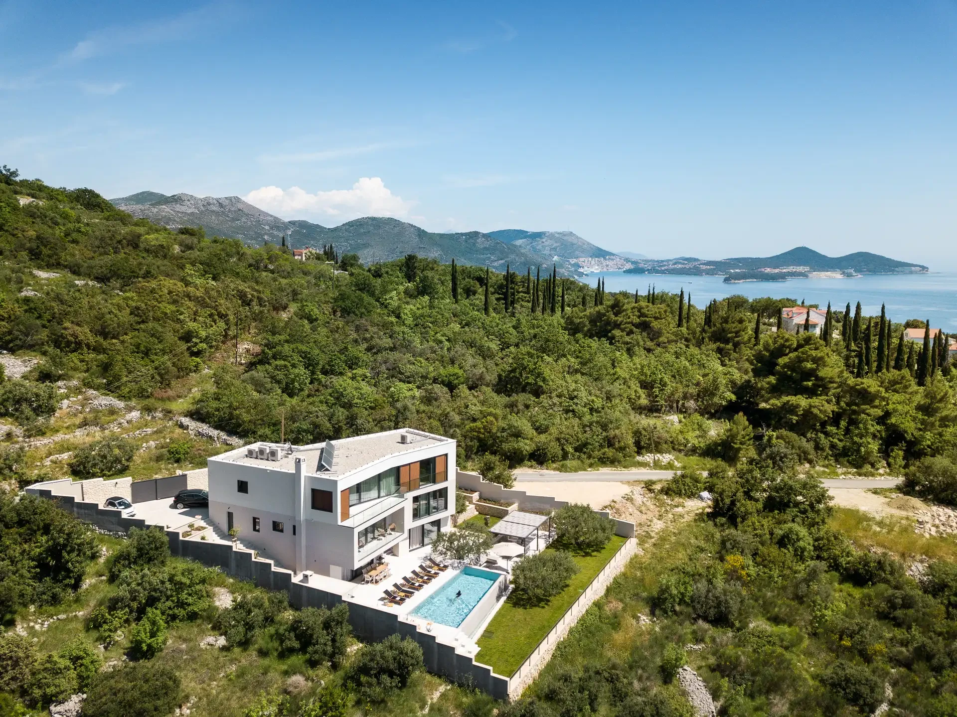 Luxury Villa Olive Tree with a Spacious Outdoor Pool.
