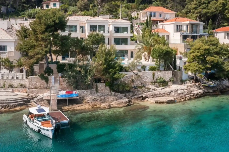Villa Neptun by Croatia Finest Holidays - waterfront luxury villa with swimming pool on island Brac