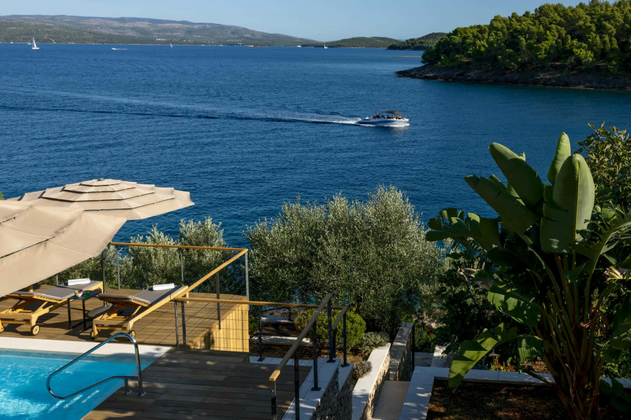 Villa Olynta by Croatia Finest Holidays - waterfront luxury villa with swimming pool on island Solta