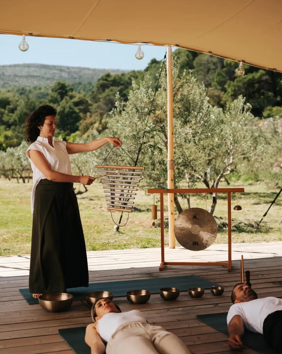 Private sound healing